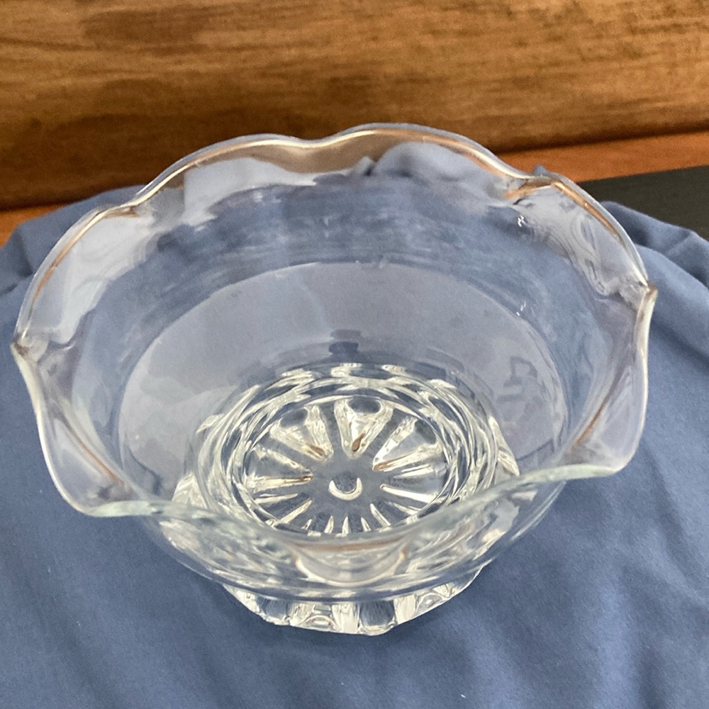 Elegant Clear Glass Serving Bowls